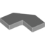 Набор LEGO Tile, Modified 2 x 2 Corner with Cut Corner - Facet, Светлый сине-серый
