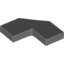 Набор LEGO Tile, Modified 2 x 2 Corner with Cut Corner - Facet, Темный сине-серый