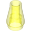 Набор LEGO Cone 1 x 1 [No Top Groove], Trans-Neon Green