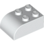 Набор LEGO Brick 2 x 3 with Curved Top, Белый