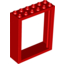 Набор LEGO Door Frame 2 x 6 x 6 Freestyle, Красный