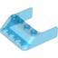 Набор LEGO Windscreen 4 x 4 x 1, Trans-Dark Blue