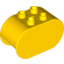 Набор LEGO Duplo Brick 2 x 4 x 2 Rounded Ends, Желтый