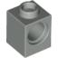 Набор LEGO Technic Brick 1 x 1 with Hole, Светло-серый