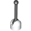 Набор LEGO Lever Small Base with Black Lever, Белый