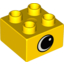 Набор LEGO DUPLO BRICK 2X2, EYE 2 SIDES, Желтый