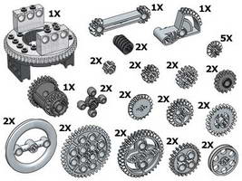 Набор LEGO 10076 TECHNIC Gear Wheels