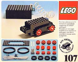 Набор LEGO 107 Набор моторов 4,5В