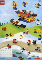 Набор LEGO 1076 Новогодний календарь 1999