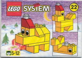 Набор LEGO 1076-23 Собака в красной шапке