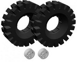 Набор LEGO 1131 Шины (42 мм) и ступицы