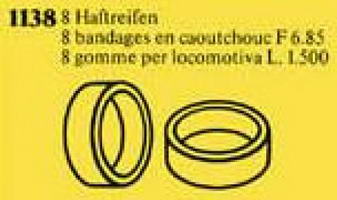 Набор LEGO 1138 Replacement Rubber Wheel Treads for Trains