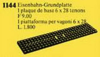 Набор LEGO 1144 Строительные пластина, для железной дороги