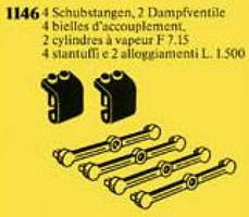 Набор LEGO 1146 Pushrods, Cylinder Housings
