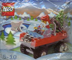 Набор LEGO 1177 Санта Клаус в грузовик с белым медведем