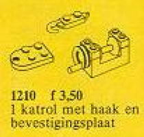 Набор LEGO 1210 Winch Block and Hook Assembly