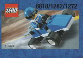 Набор LEGO 1272 Синий гоночный автомобиль