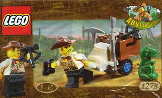 Набор LEGO 1278 Джонни Гром и Детеныш Тиранозавра