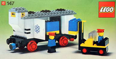 Набор LEGO 147 Refrigerated Car with Forklift