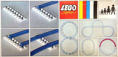 Набор LEGO 151 Изогнутые рельсы