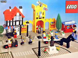 Набор LEGO 1592 Городская площадь - сцена из замка