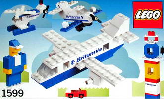 Набор LEGO 1599 Самолет компании 'Британские авиалинии'