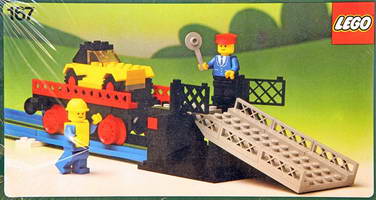 Набор LEGO 167 Loading Ramp and Car Transport Wagon