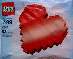 Набор LEGO 2008 Сердце (Валентинка)