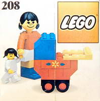 Набор LEGO 208 Мама с детской коляской