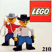 Набор LEGO 210 Ковбои