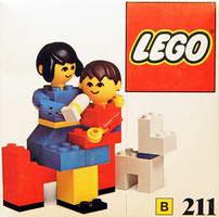 Набор LEGO 211 Мать и ребенок с собакой