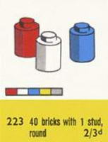 Набор LEGO 223-2 1 x 1 Круглые кирпичики