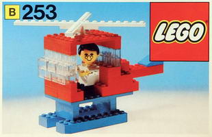 Набор LEGO 253-2 Вертолет и пилот