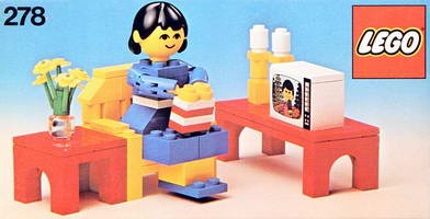 Набор LEGO 278 Гостиная и телевизор