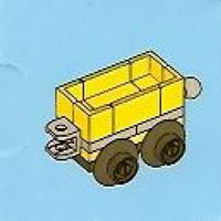 Набор LEGO 2824-22 Игрушечный желтый вагон
