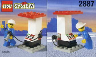 Набор LEGO 2887 Заправочная Колонка