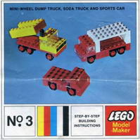 Набор LEGO 3-8 Mini-Wheel Model Maker No. 3