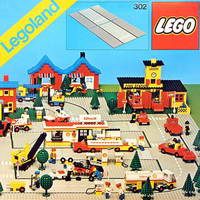Набор LEGO 302 Прямые Участки Дороги Без Переходов
