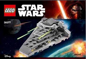Набор LEGO 30277 Звездный разрушитель Первого порядка
