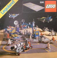 Набор LEGO 306 Two Lunar Landing Plates