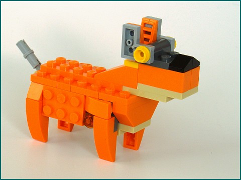 Набор LEGO MOC-2597 Оранжевая собачка