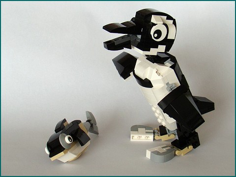 Набор LEGO Пигвин и рыба