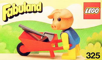 Набор LEGO 325-2 Percy Pig's Wheelbarrow