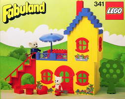 Набор LEGO 341-2 Cathy Cat's & Morty Mouse's Cottage