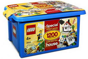 Набор LEGO 3600 Построй свой домик  - бочонок с деталями