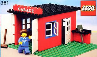 Набор LEGO 361-2 Гараж