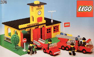 Набор LEGO 374 Пожарная станция