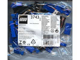 Набор LEGO 3743 Синие кирпичики для сборки поезда