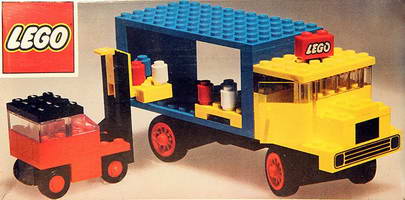 Набор LEGO 381 Грузовик и вилочный погрузчик