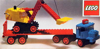 Набор LEGO 383 Грузовик и экскаватор